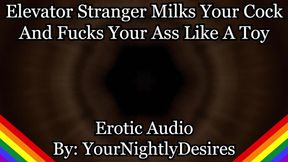 Elevator ruined by greedy cock worship and creampie thirst