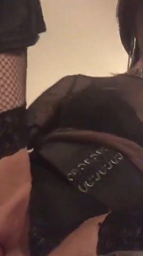Tvkina Playing in Thigh High Boots