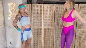 Workout BELLYBUTTONs need WORSHIP too - CHER WOODS & MJ BABBII HIDEF MOV