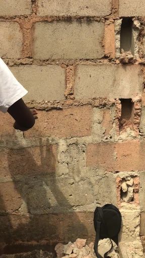 Risky Outdoor Sex These Boys Were Nearly Caught by Security Officers While Film but the Finally Escape From the Police