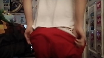 A 19 year old femboy wearing panties bubble butt part 1