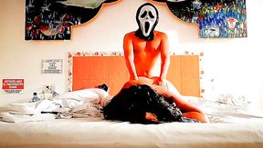 The Scream Killer Came Craving For a Fuck With a Bubble-booty Brunette Hottie