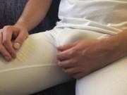 BULGING on the TRAIN
