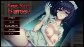 nope nope nurses [ femdom hentai game ] ep.1 masturbating to a titjob step sister fantasy !