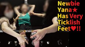 Newbie Yana Has Very Ticklish Feet!!