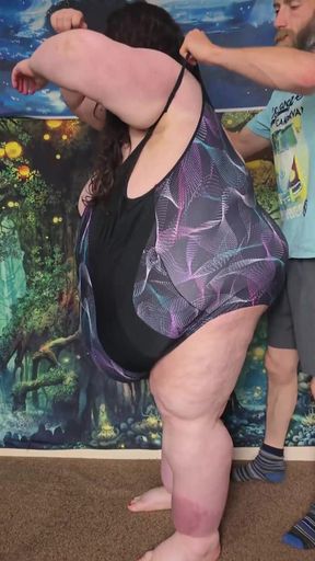 SSBBW Fat Goddess Swimwear Try on