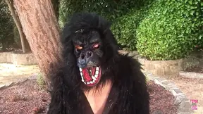 Fairy Cosplay Gangbang with Big Cocked Creature