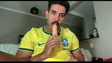 Dildo play - asshole play until cum