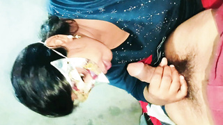 Neha bhabhi was very first time painfull bum sex Nailing with devar and deep throating spear in jaws in clear grubby Hindi audio