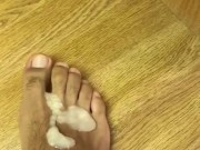 Squirt on my Foot