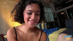 Dani Diaz Drops On Her Knees And Worships Her Teachers Meat