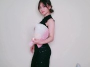 Cosplay vintage Chinese Dress QiPao 试穿改良旗袍 污老师炎炎