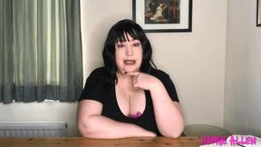 Headmistresses JOI Punishment - BBW Nimue Allen femdomme school jerk off instruction - MP4