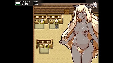 Impregnate my harem farm [ BREEDING HENTAI game ] Ep.30 exhibitionist PREGNANT TOMBOY milked in the park !