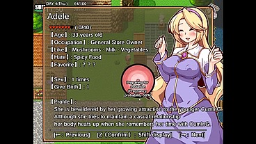 Impregnate my harem farm [ BREEDING HENTAI game ] Ep.30 exhibitionist PREGNANT TOMBOY milked in the park !