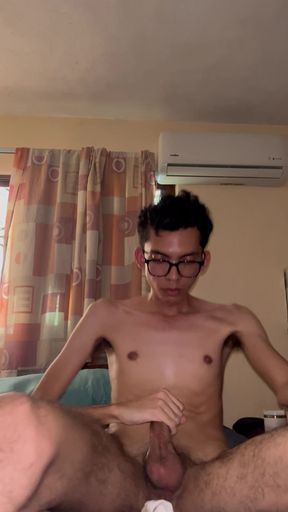 Fucking a Condom and Rich Cumshot