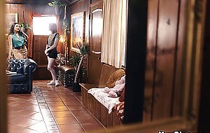 Trans woman Jessy Dubai and her husband fuck babysitter