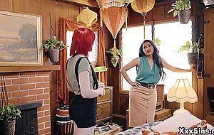 Trans woman Jessy Dubai and her husband fuck babysitter