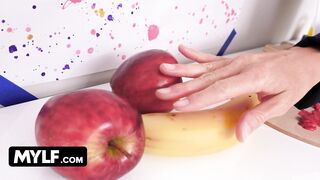 She'll Make Sure Her Nude Model's Dick is Really Hard ~ Free Full MYLF Scene