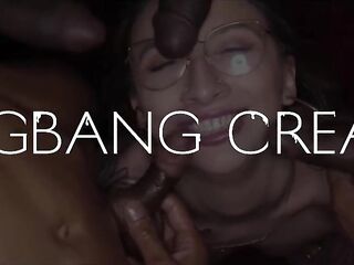 GangbangCreampie - Satine Summers Gets Group-fucked And Creampied By Many Cocks