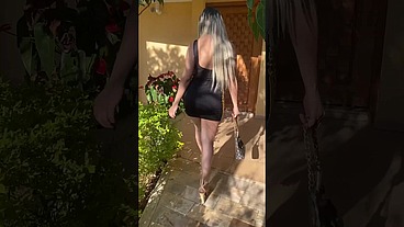 Patroa gostosa bebe leitinho do mini funcionario