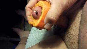 JOI ,Jacking off with an Orange