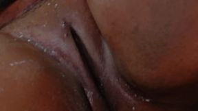 Rounded beauty gets soaked to the bone over massive black cock&#x1F346; with toy arsenal