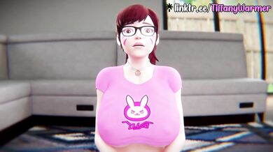 D.Va gets her game over in this animated cartoon