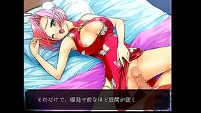 Big-Titted Anime Babe Seduces in Dress for Erotic H Scene Action