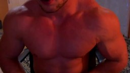 Faxon Shows His Muscular Body
