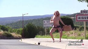 m exhibant nue en faisait de l autostop voici une nouvelle video d exhibition ...