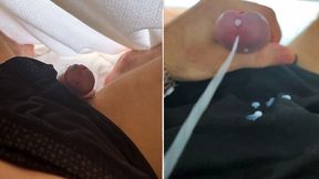 Privately draining off under the adorns! I can be noticed at any moment!