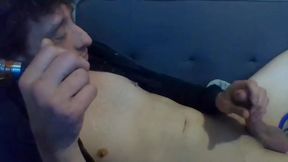Vaping &amp; Using Phallus (penis) Pump and Sexsleeve to Stroke Myself