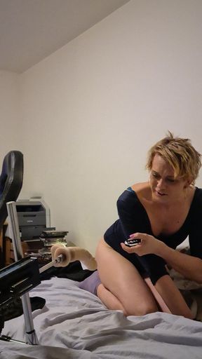 Me in bed with my fucking machine