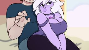 Amethyst's Fat Ass made me cum - Gem Blast part 3