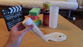 DIY Pocket Pussy Tutorial &amp; Test - Sponges Method - Super Easy Ultra Realistic Homemade Fleshlight with Household Items