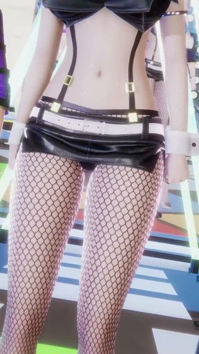 MMD - Red Velvet - Russian Roulette - Ahri Kai'Sa and Seraphine Sexy Kpop Dance League of Legends Hentai Uncensored 4K&hellip;   Clip 1