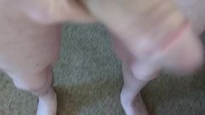 Standing masturbation people walking passed window could easily see me naked