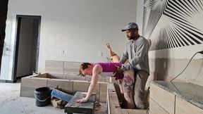 The Construction Worker Was Very Pleased When He Received a Visit From His Bosses at the Construction Site.