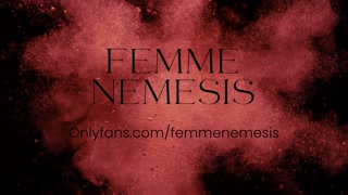 Femme Nemesis Ballbusting Goddess - Count to 100! Barefoot kicks in bondage