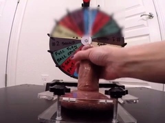 Unmerciful mistress punishing gloryhole cock and balls