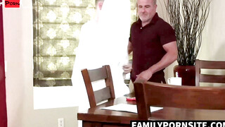 Beach Body Granny Gets Rode Hard by Sexy Neighbors Son