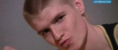 Horny gay plays with his asshole