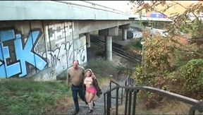 Blowjob at the Station With my Stepfather!