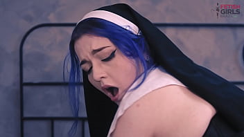 Madalena's Holy F**k, Priest Gets Cum-Drenched Ass&#x1F351; Worship as She Spits Out Jizz