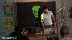 Teacher Todd) fucks his student (Titus) after class - Men.com