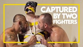 Muscle Worship and Jerking Off - Tonny Captured by Two Fighters (1080p) Gay Bondage - Gay Domination - Tape Bondage - Nipple Play - Ropes - BDSM - C4SBondage26