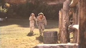 Prisoners have a hard sex with lady