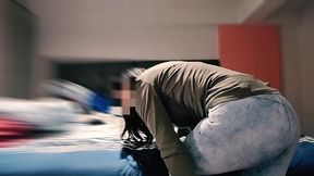 my step brother came home from work and i fuck him.