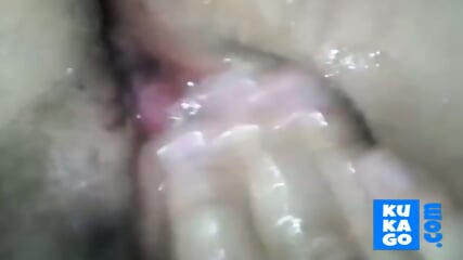 Hairy Polish Amateur Squirts Hard During Masturbation